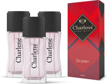 Charlene Spray Mist Royale 3pcs (30ml each) Perfume  -  90 ml