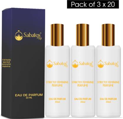 Sabates Strictly Feminine Luxury Perfume For Women ' Essence Of Feminism' Girls Scent Eau de Parfum  -  60 ml