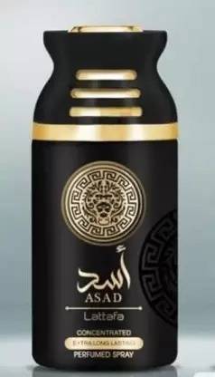 Lattafa ASAD Concentrated Extra Long-Lasting Perfumed Deodorant Body Spray Perfume  -  250 ml