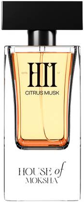 HOM House of Moksha Citrus Musk Unisex Perfume with Zesty Lemon, Bergamot, Soft Iris and Musk Eau de Parfum  -  70 ml