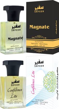 SAFEER Perfume Magnate, Confidence Lite 30 ml Each Eau de Parfum  -  60 ml