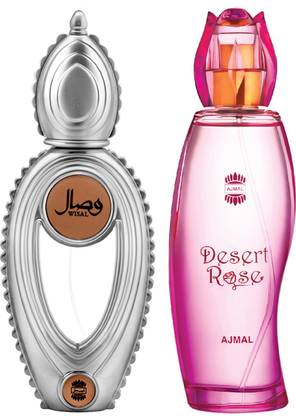 Ajmal Wisal 50ML and Desert Rose 100ML EDP Eau de Parfum  -  150 ml