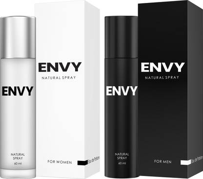 Envy Natural Spray Gift Pack 60 Ml each Perfume - 120 ml