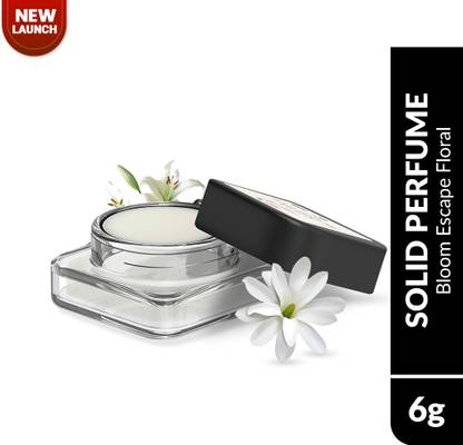 TNW - The Natural Wash Solid Perfume Bloom Escape (Floral) Long-Lasting, Non-Greasy| Travel-Friendly Eau de Parfum  -  6 ml