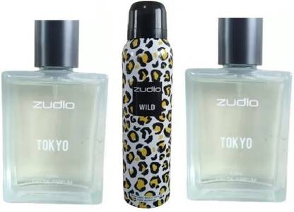 zudio TOKYA -2 AND WILD DEO-1 PACK OF 3 Perfume  -  200 ml
