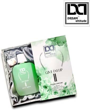 Dream Attitude Give em Lip Apparel Perfume NonAlcohol Natural Spray Fragrance By France Eau de Parfum - 115 ml