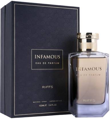 RiiFFS Infamous Premium Scent, Long Lasting, Fresh & Soothing Fragrance Perfume Eau de Parfum  -  100 ml