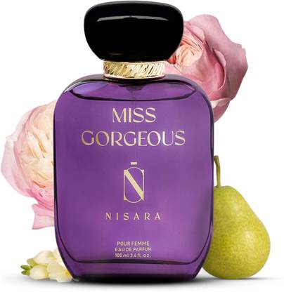 Nisara Miss Gorgeous Long Lasting Floral Fuity Green Eau De Parfum - 100 ml (For Women) Eau de Parfum  -  100 ml