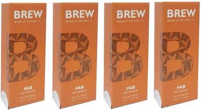 BREW 4 FAB PERFUME , 15 ML EACH, PACK OF 4 . Perfume  -  60 ml