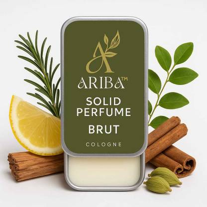 Ariba Brut Solid Perfume – Long-Lasting, Refreshing Fragrance Balm Perfume  -  10 ml