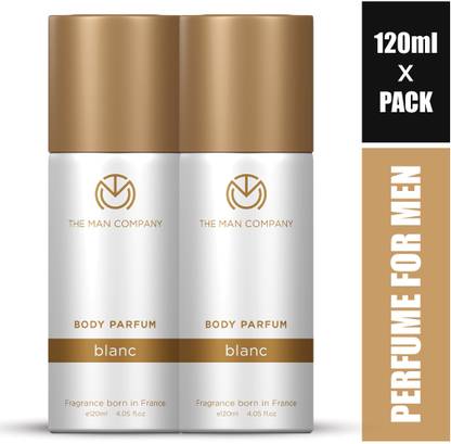 THE MAN COMPANY Body Perfume - Blanc Pack of 2 Perfume  -  240 ml