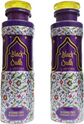 AROCHEM BLACK OUDH 200ML DEODRANT COMBO OF 2 (200ML+200ML) Deodorant Spray  -  For Men & Women