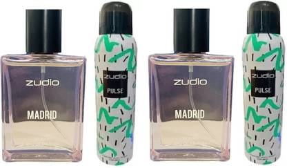 zudio MADRID -2 ,PULSE MEN -2 PACK OF 4 ,. Perfume  -  200 ml
