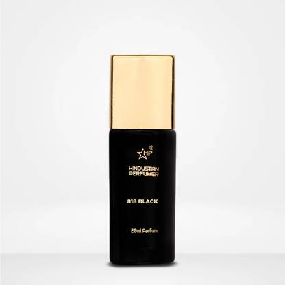 HP 818 Black Bold, Mysterious – Vetiver, Geranium & Lemony Notes | Long-lasting Eau de Parfum  -  20 ml