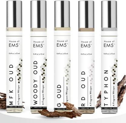 Em5 Best of Oud Fragrances | Set of 5 Unisex Perfume Sprays | Pocket Friendly Eau de Parfum  -  12 ml