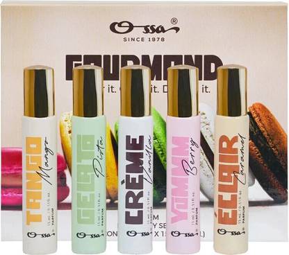 OSSA Gourmand Discovery Set Long-Lasting Fragrances A Parfume Gift Set (Pack of 5) Perfume  -  75 ml