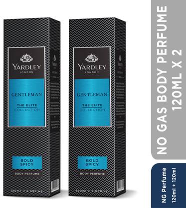 Yardley London Elite Collection Bold Spicy (120ml*2) Perfume  -  240 ml