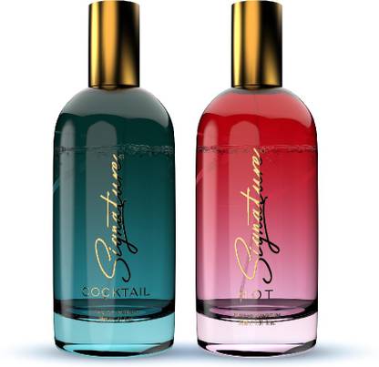 SIGNATURE Hot & Cocktail Long Lasting Fragrance Occasional & Casual (30ML Each, Pack Of 2) Eau de Parfum  -  60 ml