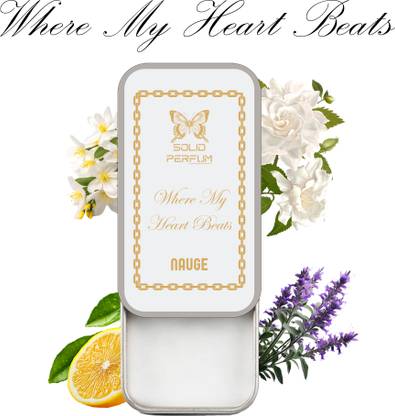 Nauge Where is my Heart Beats |Long-Lasting Solid Perfume Eau de Cologne Eau de Cologne  -  12 ml