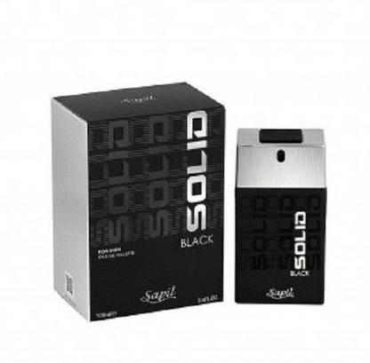 Sapil SOLID BLACK PERFUME FOR MEN IMPORTED FROM UAE Eau de Parfum  -  100 ml