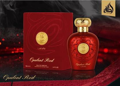 Lattafa OPULENT RED, 100 ml unisex EDP perfume for Unisex, Arabic Dubai Fragrance Eau de Parfum  -  100 ml