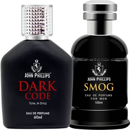 John Phillips DARK CODE & SMOG | Long Lasting | Combo Eau de Parfum  -  160 ml
