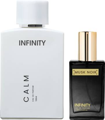 INFINITY Calm 100ml & Musk Noir 25ml Long Lasting Perfume Eau de Parfum  -  125 ml