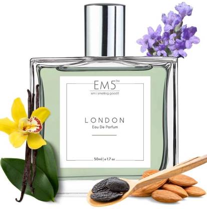 Em5 LONDON Perfume | Long Lasting Fragrance | Amber Warm Spicy Aromatic | Luxury Eau de Parfum - 50 ml