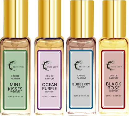 TREESTUD TREE STUD Luxury Perfume gift set (Pack of 4 20ml each) Long Lasting Fragrances Eau de Parfum  -  80 ml