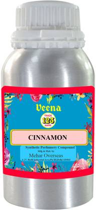 Veena Cinnamon Attar Perfume, Aroma Oil Diffuser, Unisex Popular Scent, Non-Alcoholic Perfume  -  100 ml