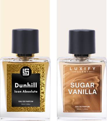 Luxify Scent Sugar Vanilla & Dunhill Icon Absolute Perfume | 30% Oil | Long Lasting | Extrait De Parfum  -  100 ml