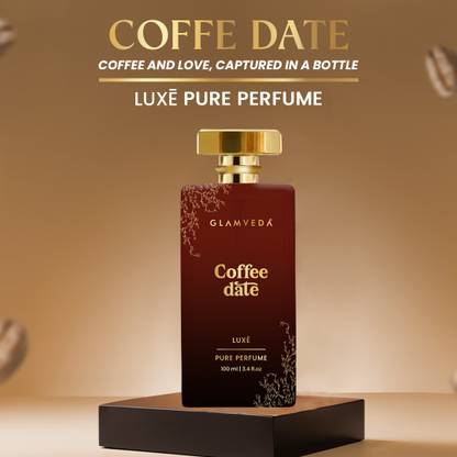 GLAMVEDA Coffee Date Pure Perfume |Irresistible Luxury Fragrance|Daily & Party Wear Scent Perfume  -  100 ml