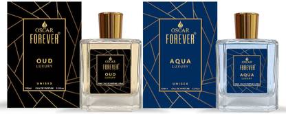 OSCAR Forever Luxury Combo of Aqua & Oud Long Lasting Fragrance (100ml Each) Eau de Parfum – 200 ml  (For Men & Women)