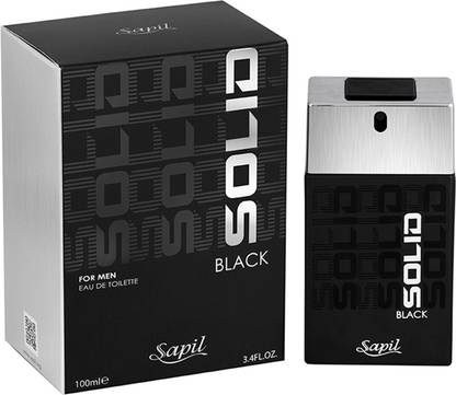 Sapil Solid Black Perfume (Imported From U.A.E) Eau de Toilette  -  100 ml