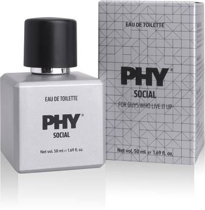 Phy Social EDT | Ideal chilled out party fragrance | Long lasting perfume Eau de Toilette  -  50 ml