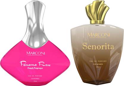 Marconi Panama Rose & Senorita | Eau De Perfume Combo Gift Set For Women Pack of 2 Eau de Parfum  -  200 ml