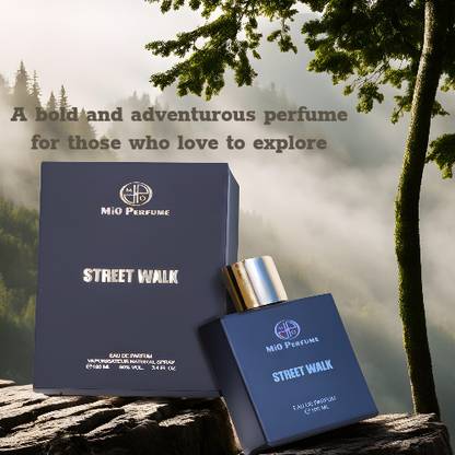 mio perfume Street Walk Unisex Perfume for Men & Women| Refreshing Citrus Aquatic Eau de Parfum  -  100 ml