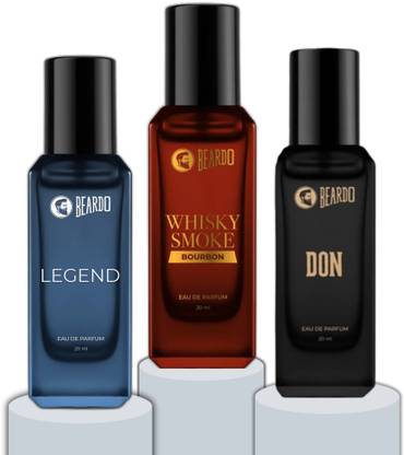 BEARDO Whiskey Smoke Bourbon, Legend & Don Perfume EDP | Long Lasting Eau de Parfum - 60 ml