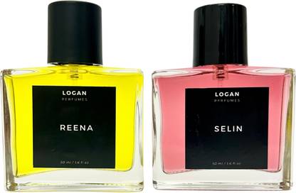 Logan Reena and Selin Perfume Combo for Women With Musk & Rose Notes Premium Fragrance Extrait De Parfum  -  100 ml