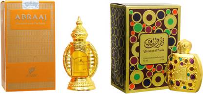 AFNAN Abraaj 20 ML & Qatarat Al Nada 15 ML Made in Dubai (Pack of 2, Attar Combo) Perfume  -  35 ml