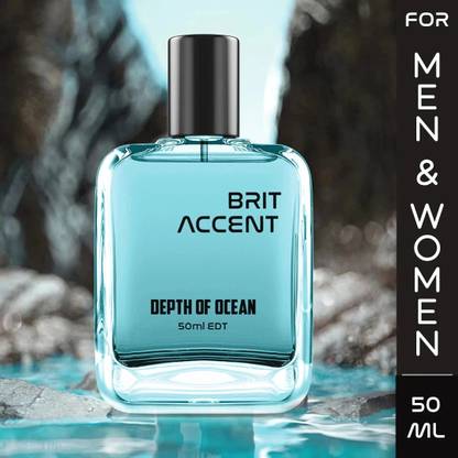 BRIT ACCENT |Depth of Ocean| Long-Lasting|Premium |Specially Currated for Unisex| Eau de Toilette  -  50 ml
