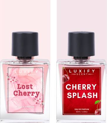 Luxify Scent Lost Cherry and Cherry Splash Perfumes | Long Lasting Fragrance | 50ML each | Extrait De Parfum  -  100 ml