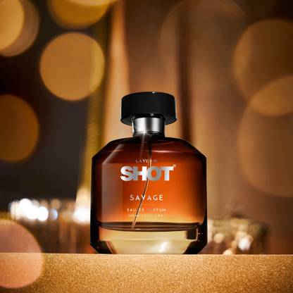 LAYER'R SHOT SAVAGE EAU DE PARFUM, Perfume for Men, Long lasting Fragrance Scent Eau de Parfum  -  100 ml