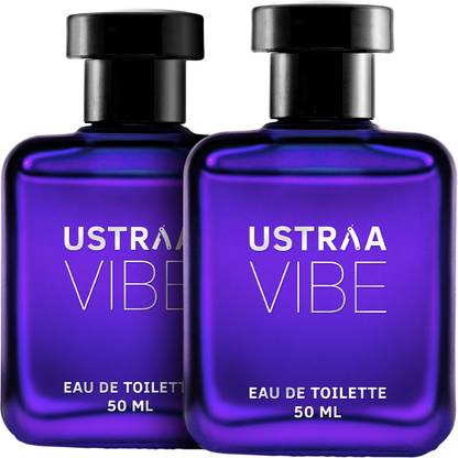 USTRAA Vibe EDT Perfume - Set of 2 Eau de Toilette  -  100 ml