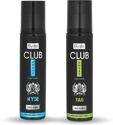Byond Club House Hyde & Tao (Combo) 120ml+120ml Long Lasting Fragrance for Eau de Parfum  -  240 ml