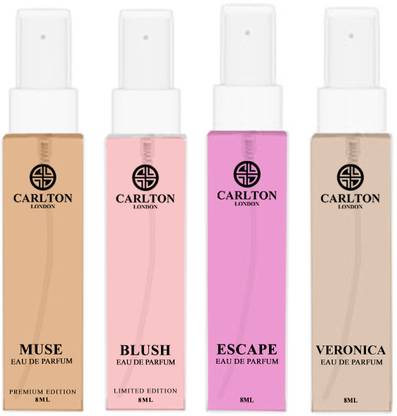 CARLTON LONDON Pack of 4 Blush and Muse and Escape and Veronica 8ml Each Eau de Parfum  -  32 ml