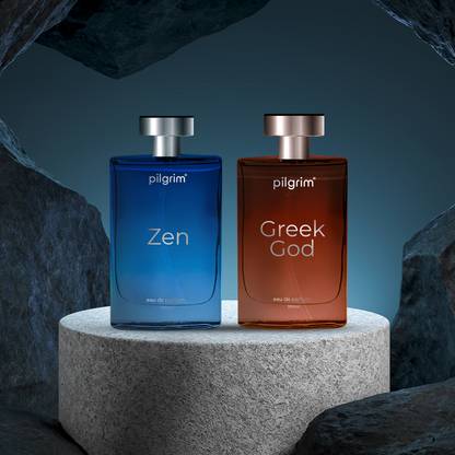 Pilgrim Zen & Greek God Premium Perfume with Long-Lasting Fragrance EDP Combo for Men Eau de Parfum  -  200 ml