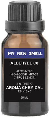 MY NEW SMELL ALDEHYDE C8 |waxy |citrus orange | Powerful | Fixative | Perfume kit Material Perfume  -  25 ml