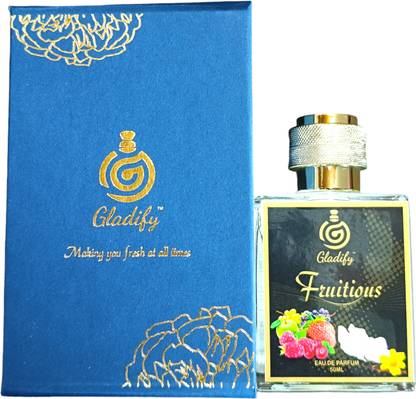 Gladify Fruitious Perfume 50ml Gift Set Unisex Luxery Scent With Long Lasting Fragrance Eau de Parfum  -  50 ml