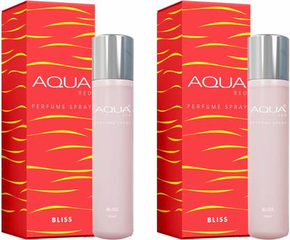 Aqua Red Bliss Long Lasting Fresh & Soothing Fragrance Pack of 2 (60ml each) Perfume  -  120 ml